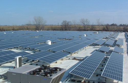 1.98MW Roof Mount - Texas Solar Power's project in Seabox (Georgia), 240W SolarWorld Panels and 4 SMA 250kW inverters